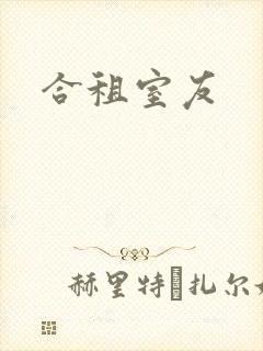 合租室友