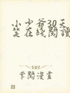 小少爷30天会笑在线阅读