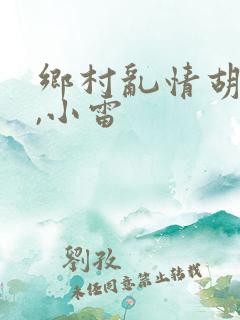 乡村乱情胡秀英,小雷