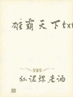 雄霸天下txt