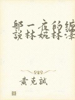 那一夜的缠绵小说林婉林泽在线阅读