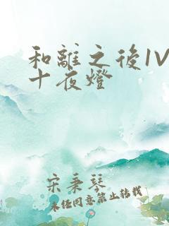 和离之后1V1十夜灯