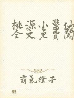 桃源小医仙小说全文免费阅读