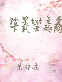 踏星txt免费下载笔趣阁