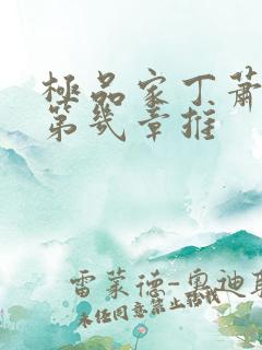 极品家丁萧夫人第几章推