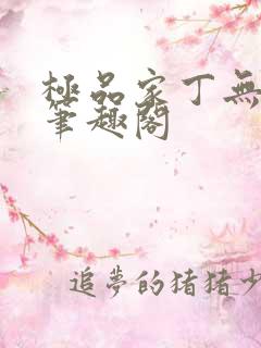 极品家丁无删减笔趣阁