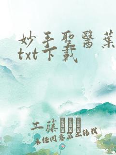 妙手圣医叶皓轩txt下载