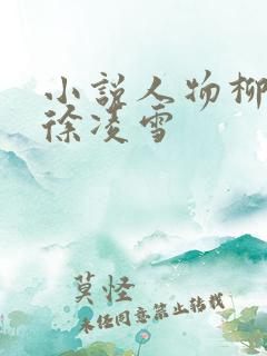小说人物柳无邪徐凌雪