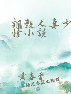 调教人妻少妇激情小说