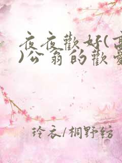夜夜欢好(高h)公翁的欢爱
