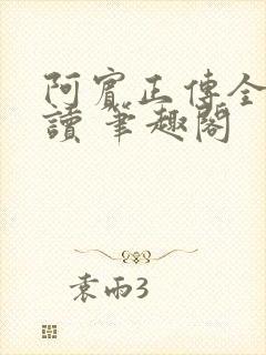 阿宾正传全文阅读 笔趣阁