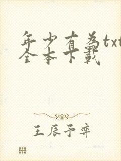 年少有为txt全本下载