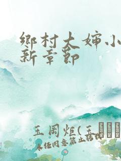 乡村大婶小说最新章节