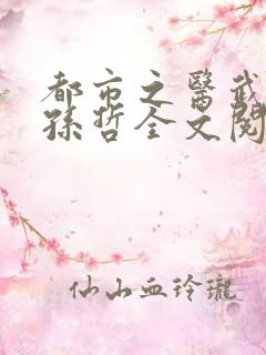 都市之医武风流孙哲全文阅读