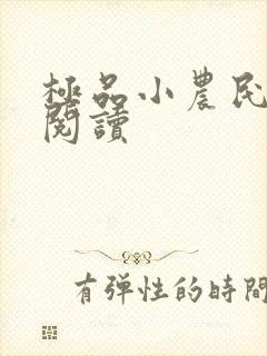 极品小农民免费阅读