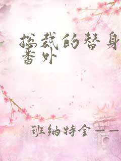 总裁的替身前妻番外