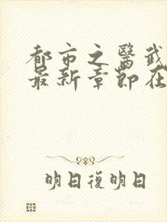 都市之医武阎王最新章节在线阅读