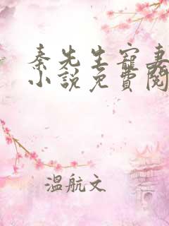 秦先生宠妻日常小说免费阅读