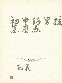 初中的男孩厌学怎么办