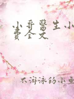 小哥医生小说免费全文