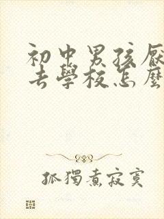 初中男孩厌学不去学校怎么办呢