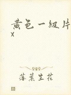 黄色一级片xxx