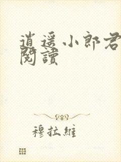 逍遥小郎君免费阅读
