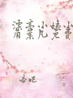 漂亮小姨小说主角叶凡免费阅读