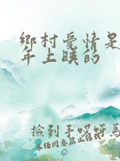 乡村爱情是哪一年上映的