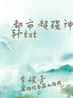 都市超强神医叶轩txt