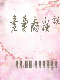 妻为上小说全本免费阅读