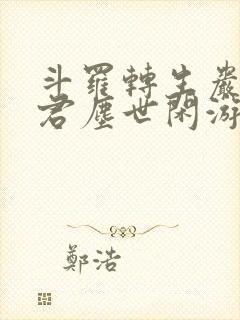 斗罗转生岩王帝君尘世闲游完整小说