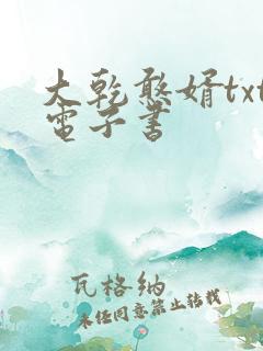 大乾憨婿txt电子书
