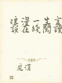 浪漫一生言情小说在线阅读免费阅读