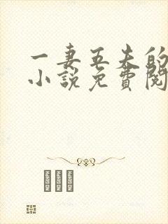 一妻五夫的幸福小说免费阅读