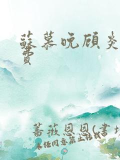 苏慕晚顾炎初免费