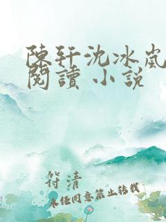 陈轩沈冰岚免费阅读 小说