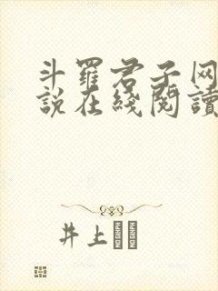 斗罗君子网络小说在线阅读