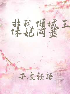 非我倾城王爷要休妃网盘