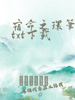 宿命之环笔趣阁txt下载