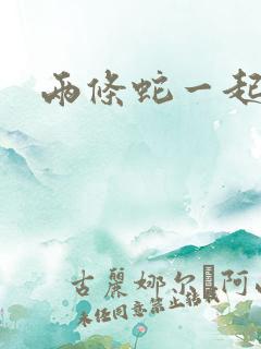 两条蛇一起要我