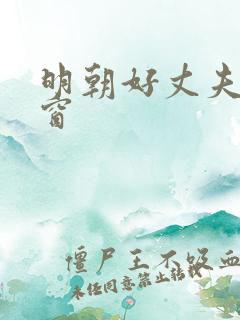 明朝好丈夫无弹窗
