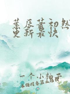 叶辰萧初然哪里更新最快