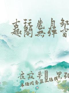 古玩岁月邹姨笔趣阁无弹窗