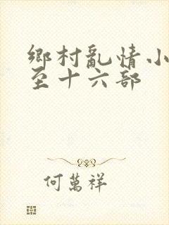 乡村乱情小说一至十六部
