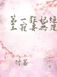 第一狂妃绝色邪王宠妻无度