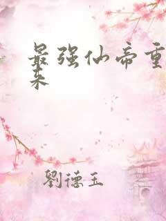 最强仙帝重生归来