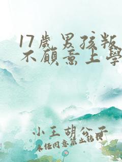 17岁男孩叛逆不愿意上学该咋办