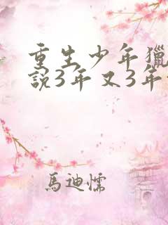 重生少年猎美小说3年又3年txt