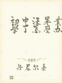 初中没毕业想上学了怎么办